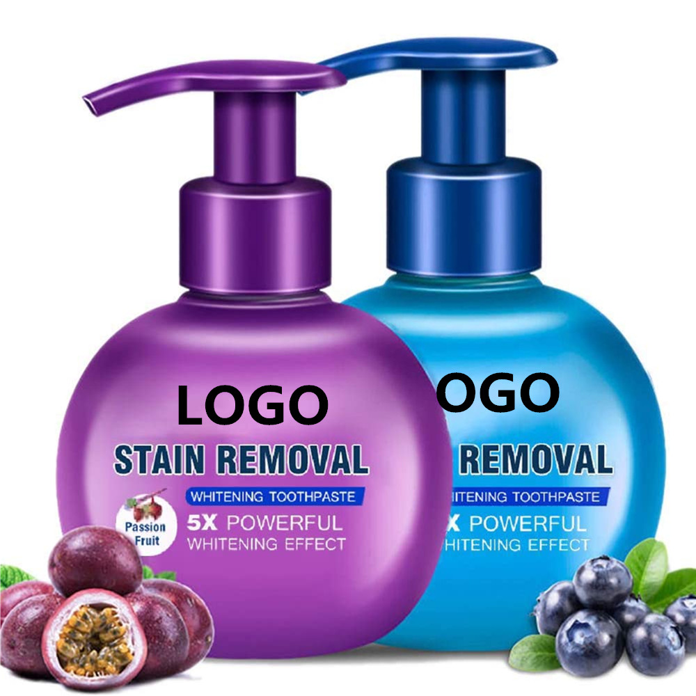 Private Label Natural Remove Stain Cleaning Teeth Baking Soda Whitening Toothpaste