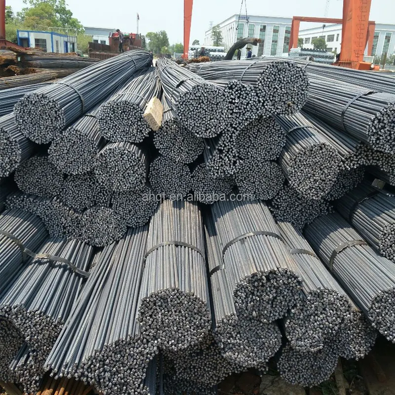 Hot rolled y8 y10 y12 B500a B500b Fe 500 35Mm hrb 400 500 grade 60 Manufacturing carbon deformed Steel Rebar in bundles