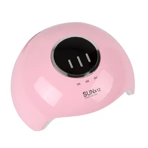 Customize Logo gel uv led light small nail lamp mini manicure SUN X12 54w 18 Leds usb fingernail nail polish dryer