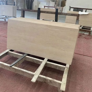 Chất lượng cao Trung Quốc bán buôn hóa thạch gỗ màu be đá vôi Ốp tường hiện đại đánh bóng sàn đá cẩm thạch gạch trong nhà ngoài trời khách sạn - Product Image 3