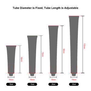 공장 최고 판매 콜라겐 리프팅 빈 플라스틱 튜브 금속 마사지 헤드 포함 진정 및 탄력 아이크림 포장 튜브 - Product Image 5