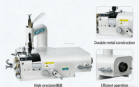 Machine à coudre industrielle FS801 pour chaussures, prix usine, garantie 1 an, boîte de vitesses, PLC, certifiée CE