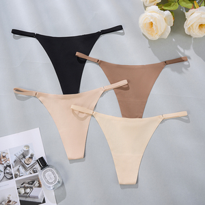 Tùy chỉnh tăng thấp phụ nữ thongs và G chuỗi thong phụ nữ liền mạch của quần lót sexy quần lót cộng với kích thước của phụ nữ đồ lót - Product Image 5