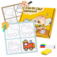 Libro de Dibujo Educativo para el Desarrollo de la Atención, Juguete Interactivo para Padres e Hijos, Aprendizaje Temprano para Edades de 3+ Años