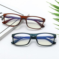 Lunettes Anti-lumière, verres d'affaires personnalisés myopie Rectangle Tr90 cadre lunettes pour hommes lunettes lumière bleue lunettes verre pour les yeux