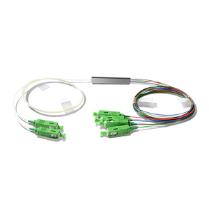 FTTH quang PLC 1x2 1*4 1x16 2 32 2*64 Mini ống thép Trần LC UPC sợi quang PLC Splitter với scapc scupc kết nối - Product Image 3