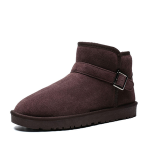 Stivali Invernali Termici alla Caviglia, Vari Colori, in Camoscio con Fodera in Finta Pelliccia, Antiscivolo, Unisex - Product Image 5