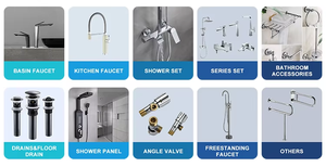 <span class=keywords><strong>Robinet</strong></span> oscillant moderne et minimaliste sous évier, en cuivre, pour eau froide et chaude, style court, avec douchette de lavage pour <span class=keywords><strong>vaisselle</strong></span>, idéal pour cuisine d'hôtel - Product Image 4