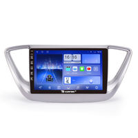 Pour Hyundai Verna 2016-2018 10.33 pouces QLED écran Headunit dispositif Double 2 Din voiture stéréo GPS Navigation Android autoradio