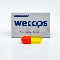 Capsules végétales vides certifiées FDA Wecaps, taille 1 #   Capsules végétales vides