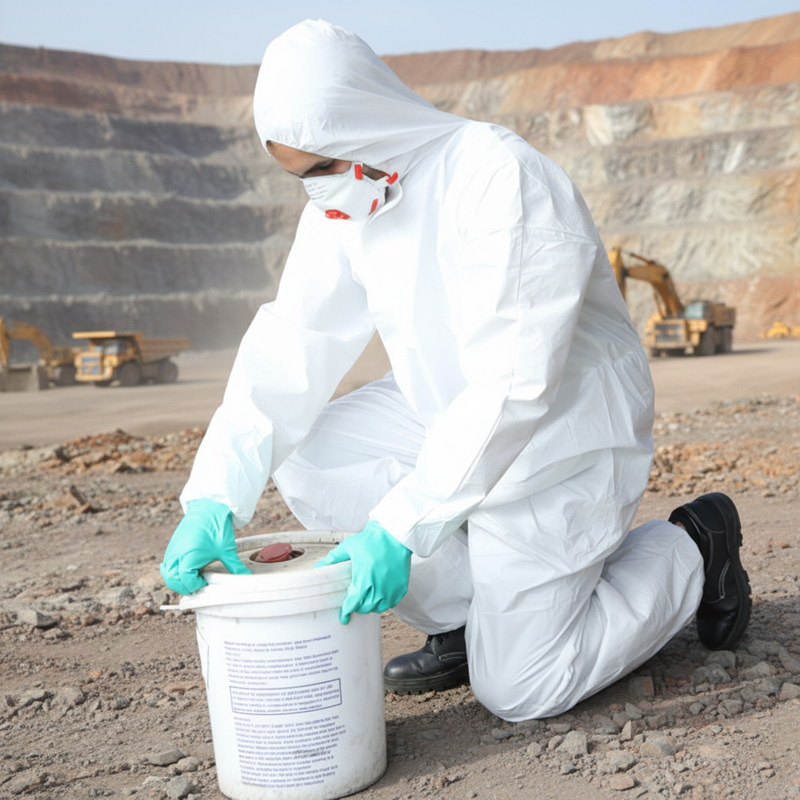 Hooded Disposable Microporous Coverall Waterproof Dustproof