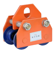 Carro de viga de acero I de 0,5 toneladas personalizado de fábrica, Manual empujado a mano con contenedor de rollo de cuatro ruedas para uso de herramientas, soporte OEM