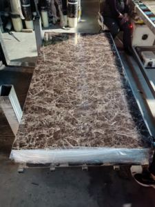 Çin Modern duvar panelleri panoları taklit esnek Uv Pvc mermer levha mermer plastik Panel iç dekorasyon için - Product Image 4