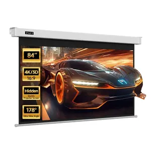 Bán buôn 4k 16:9 3D Nano rạp chiếu phim Màn hình máy chiếu 84 inch alr màn hình chiếu cơ giới