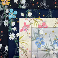 Tissu Popeline 100% Coton Imprimé Floral, Tissage Uni pour Robes, Sacs, Literie, Textiles de Maison, Jouets, Garçons, Filles, Haute Qualité