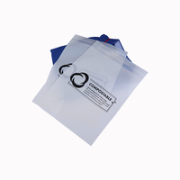 Sacs refermables biodégradables en amidon de maïs, sacs à fermeture éclair givrés, sacs d'expédition pour vêtements, aliments, électronique grand public, petits produits