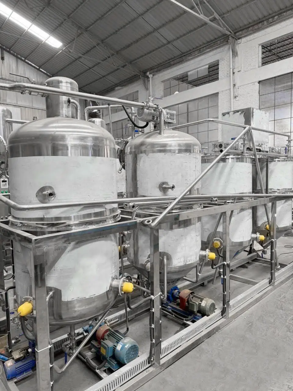 Complete cooking oil refinery machine palm oil processing machine production line in Indonesia