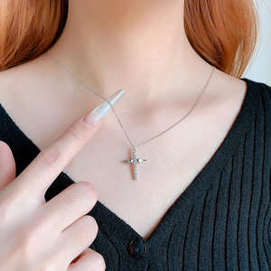 Collar de Joyería de Moda, Collar con Colgante, Joyería Fina, Collar de Plata 925, Joyería para Mujer, Plata de Ley 925, Jewellerycross - Product Image 3