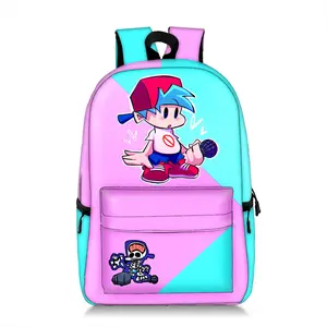 Zaini con stampa 3D ragazzi ragazze Cute Cartoon School Bags studenti Anime Bookbags Mochila Unisex Teens zaini regalo