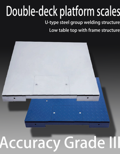 맞춤형 PS 초박형 산업용 더블 데크 플랫폼 LED 디스플레이 플랫폼 방수 부식 방지 계량 저울 - Product Image 4