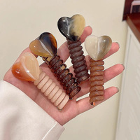 Serre-tête minimaliste à tresses bulles avec boucle de cheveux en spirale, accessoire de queue de cheval de haute qualité
