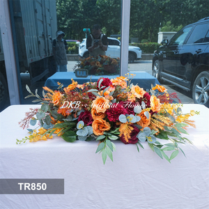 DKB Handmade Artificial Silk Floral Arrangement for Wedding Mother's Day & Back to School Table Centerpiece Backdrop - Product Image 3