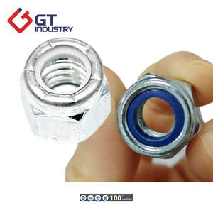 Tuercas de inserción de nylon <span class=keywords><strong>ASTEM</strong></span> B18.16.6 3/4 5/8 1/2 1-1/2 Hex Clase 8, color amarillo, zincadas, grado 8 - Product Image 5