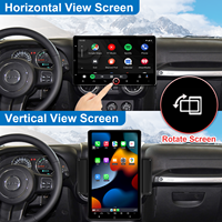 Estéreo para Auto con Pantalla Táctil Vertical Giratoria Universal de 13.3 Pulgadas, Octa Core, Carplay, Radio Android, Reproductor Multimedia DVD MP5