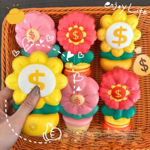 ของเล่นบีบคลายเครียด PU รูปดอกไม้ ขนาด 13 ซม. เนื้อนุ่มพิเศษ คืนตัวช้า ของขวัญสำหรับเด็กและผู้ใหญ่ ช่วยเสริมโชคลาภ - Product Image 1