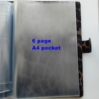 Folleto A4 personalizado soporte para pasaporte tarjeta de crédito archivo familiar Administrador de carpetas de almacenamiento Home Smart File carpeta organizador de documentos