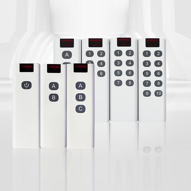 Dc12V RF Remote Control 315MHz 433.92MHz Roller Shutter Door Garage Door Universal Long Range Remote Control