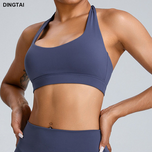 Blauer Heißer Sexy Sport-BH Modischer Fitness-Sport-BH Süßer Mädchen-Yoga-Sport-BH - Product Image 2
