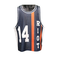 Jersey Lacrosse Pakaian Reversibel, Jersey Lacrosse Longgar Cepat Kering