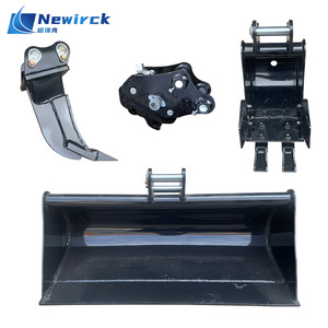 Accessoires pour <span class=keywords><strong>mini</strong></span>-excavatrice hydraulique complète de 08-4,5 tonnes : coupleur rapide, tarière, ramasse-graisses, scarificateur, tondeuse <span class=keywords><strong>à</strong></span> gazon, <span class=keywords><strong>grappin</strong></span> <span class=keywords><strong>à</strong></span> <span class=keywords><strong>bois</strong></span> - Product Image 5