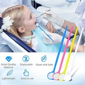 Nuovo strumento manuale di plastica Anti-appannamento dello specchio dentale usa e getta in borsa strumenti dentali nuovo prodotto - Product Image 4