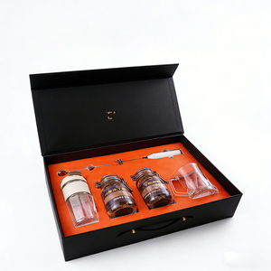 Set de Regalo de Café Premium Yu <span class=keywords><strong>Hu</strong></span>, Caja Combinada de Lujo con Jarra de Vidrio, Taza de Cerámica y Accesorios - Product Image 6