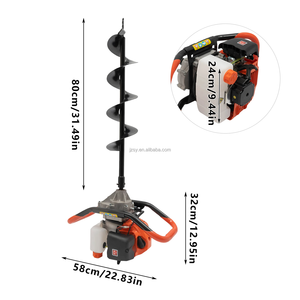 เครื่องขุดดินแบบ2จังหวะระบบ52cc 25ซม. 30ซม. เครื่องมือขุดต้นไม้เบนซิน - Product Image 5