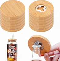 Décapsuleurs et sous-verres en bambou et acier inoxydable pour impression par sublimation
