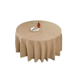<span class=keywords><strong>Nappe</strong></span> texturée en lin de <span class=keywords><strong>jute</strong></span> épais rustique naturel vintage pour la restauration de mariage et la maison - Product Image 4