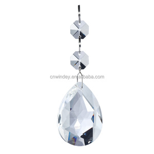 Colgante de punta de gota de cristal para decoración de boda, Material de diamante, cuentas de costura de piedra Natural transparente para vestidos - Product Image 5
