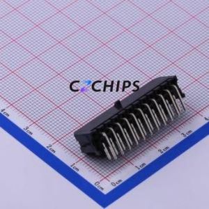 C3030WR-F-2X11P Wire-to-Board Pin Header Bent Lead Through Hole,P=3mm Connector 2x11P 3mm Right Angle Insert 22P - Product Image 2