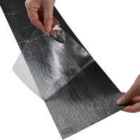 Azulejo de vinilo de lujo marrón oscuro, resistente al agua, autoadhesivo, azulejo con aspecto de madera para interiores, diseño moderno, Material de PVC
