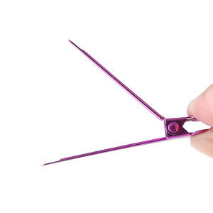 Colored Hair Positioning <b>Clips</b> 12 Cm Metal Heart Shaped Multifunction Styling <b>Clips</b> For Daily Use - Product Image 3