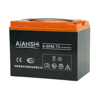 Pièces électriques pour transpalette AIANSHI, batteries au plomb sans entretien à décharge profonde AIANSHI 12V 73AH pour remplacement de chariot élévateur