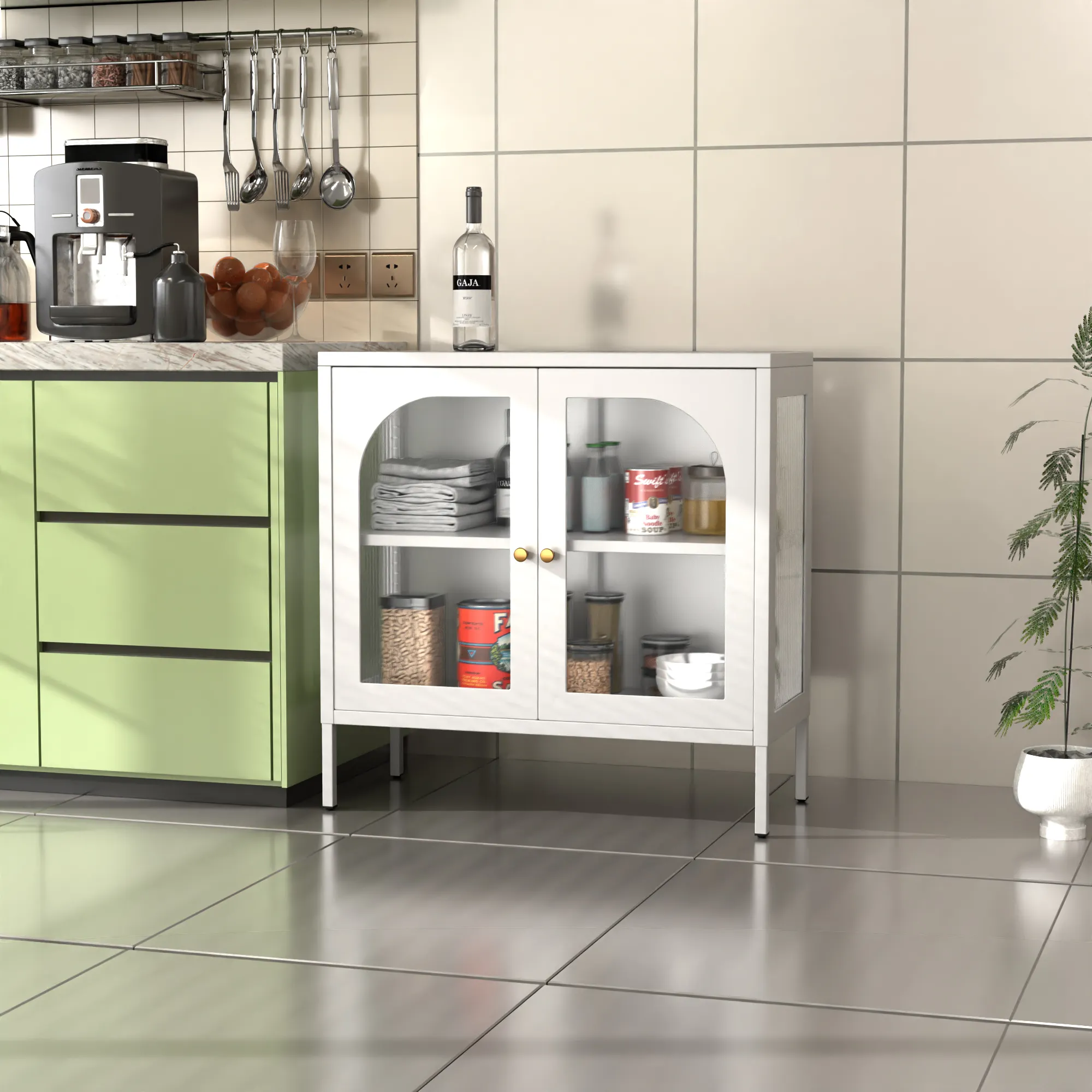 Aanpasbare Dressoirs Buffetkasten Moderne Visuele Deur Dressoir Voor Eetkamer Meubels