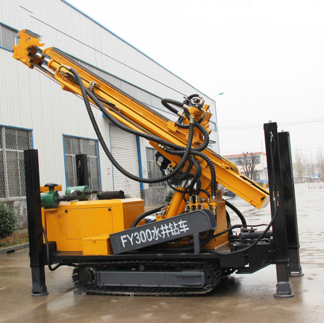 Diesel hydraulique de plate-forme de forage de puits d'eau/machine de forage minier chenille foreuse de puits vente en Afrique