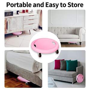 Máquina Abdominal Multifuncional de Cuatro Ruedas Silenciosa con Disco Deslizante Omnidireccional para Ejercicio Familiar - Product Image 2