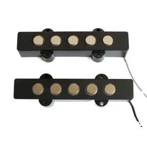 Kits acústicos magnéticos de cerámica para guitarra, decodificador de pastilla de guitarra, 5 cuerdas, venta al por mayor, OEM