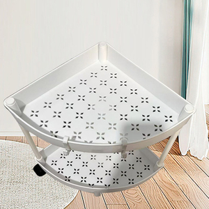 2/3/4/5 Tier phòng tắm góc giá hộ gia đình sàn nhựa Snack lưu trữ giá với bánh xe phổ kệ phòng ngủ - Product Image 6