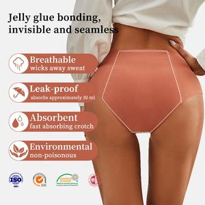 Toptan Özel Ölçü XXS-3XL 4 Katmanlı Büyük Beden Yeniden Kullanılabilir Emici Sızdırmaz Regl Külodu Kadınlar İçin - Product Image 3